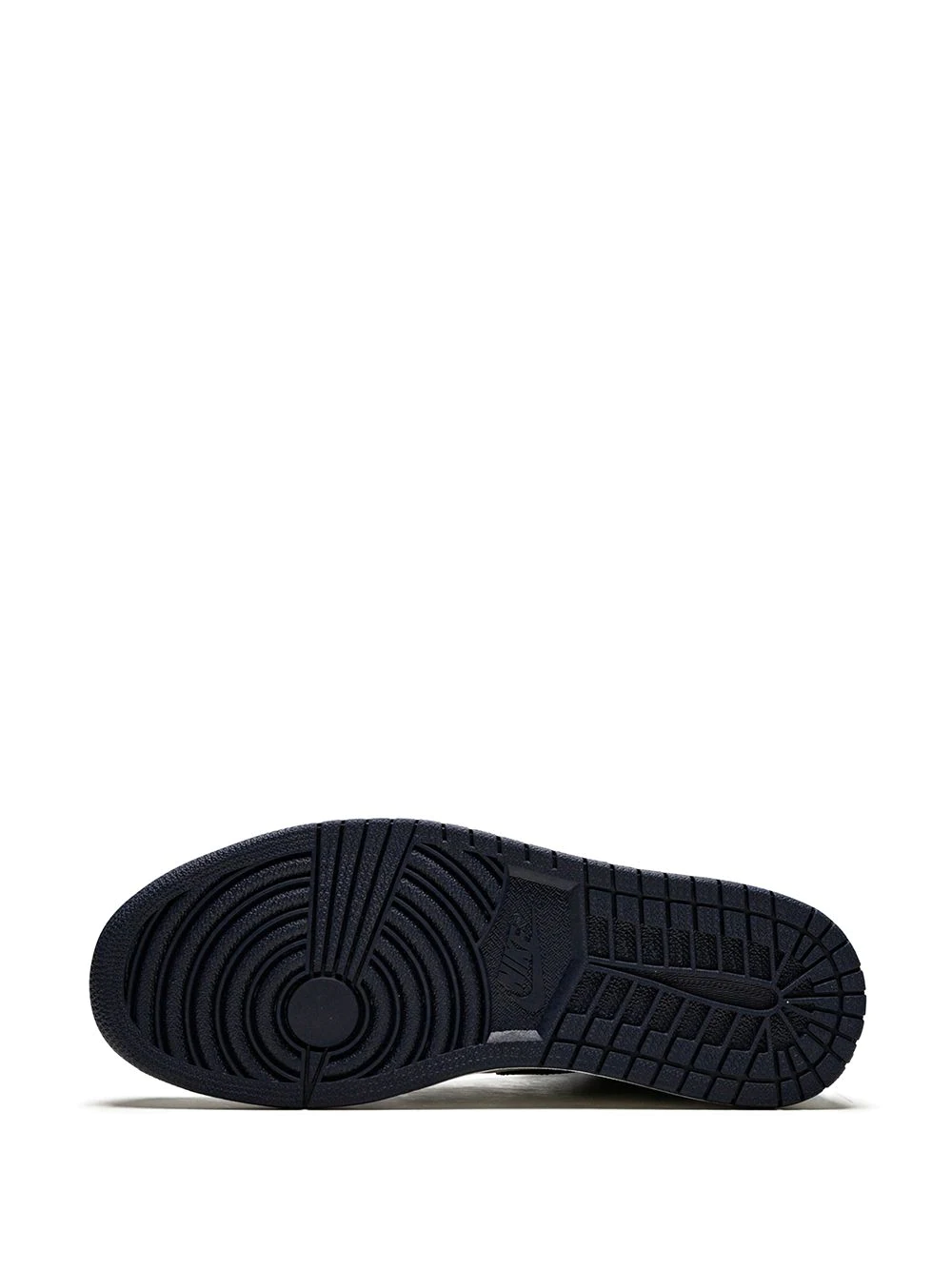 Jordan 1 Retro High OG “Obsidian/University Blue” bottom view