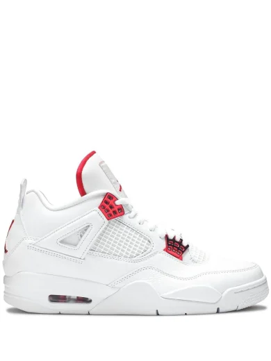 Jordan 4 Retro “Metallic Pack – University Red” side view
