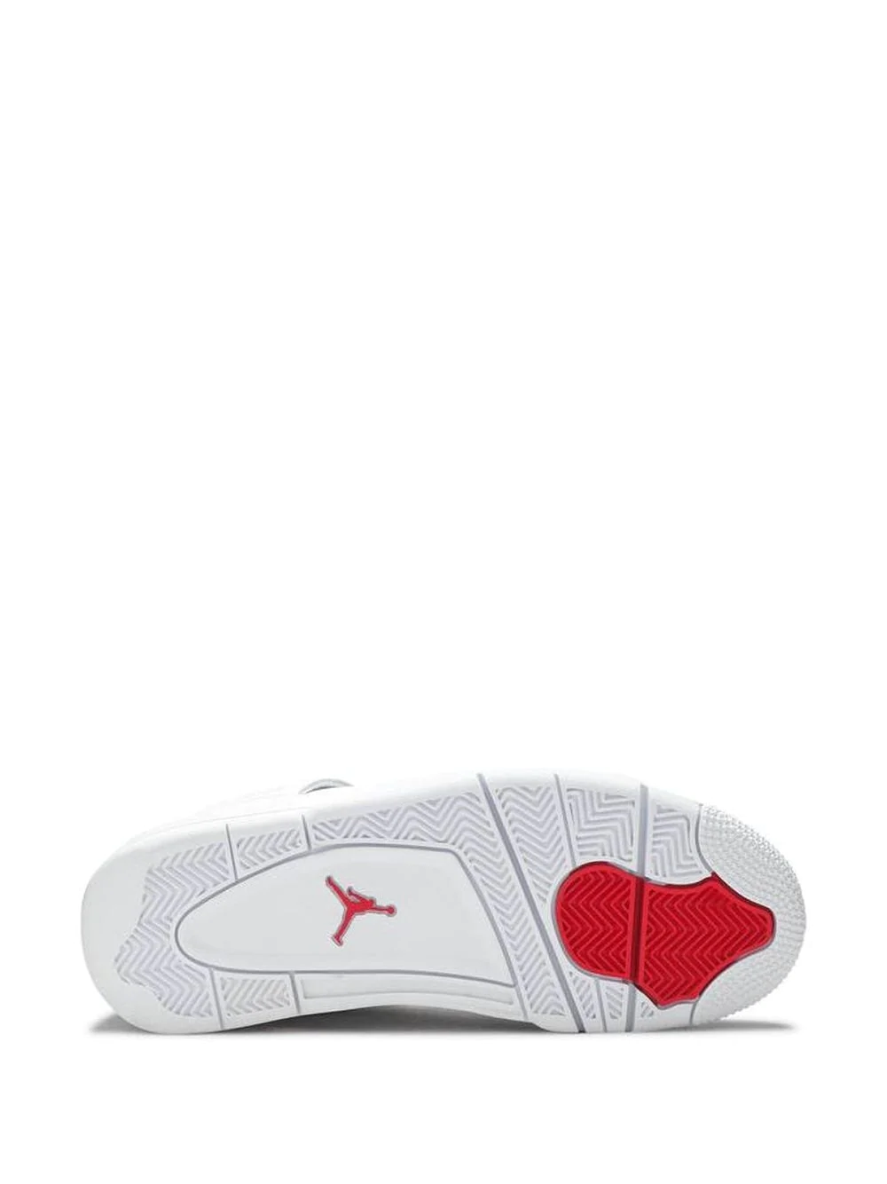 Jordan 4 Retro “Metallic Pack – University Red” bottom view