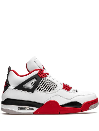 Jordan 4 Retro “Fire Red” side view