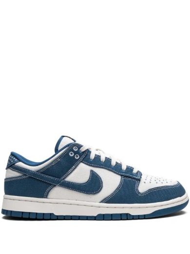 Dunk Low Shashiko “industrial blue” left side view